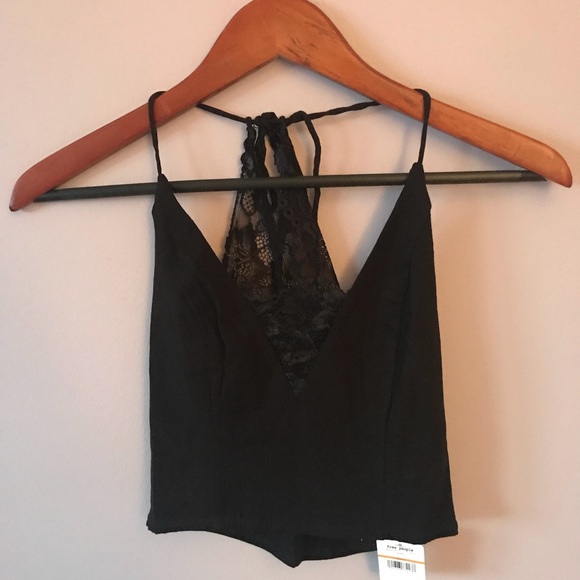 Free People Other - NWT Free People Black Lace Bralette